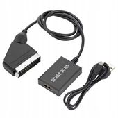 Kabel adapter konwerter z Euro / Scart do HDMI 1080p przejściówka TV