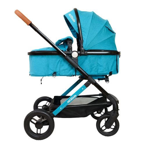 wózek dla dzieci aluminiowy 3w1 508 nicekids seledynowo czarny na Arena.pl