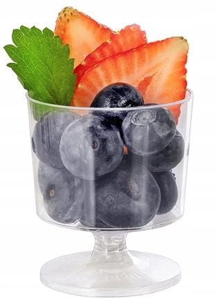 PUCHARKI DESEROWE KIELISZKI DO DESERÓW DRINKÓW DEGUSTACJI OKRĄGŁE 200ml 10 na Arena.pl