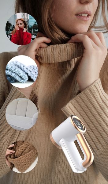 GOLARKA do ubrań maszynka do swetrów tapicerki duża mocna z wyświetlaczem zdjęcie 3