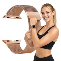 Pasek do Apple Watch 38/40/41/42(s10) metalowy bransoleta opaska kolory