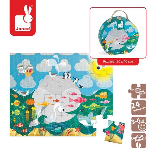 Puzzle w walizce Ocean, Janod na Arena.pl
