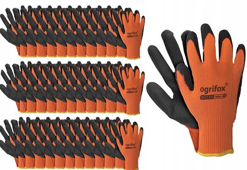 rękawice robocze / ocieplane / pomarańczowo-czarne / rozmiar: 10 - xl na Arena.pl