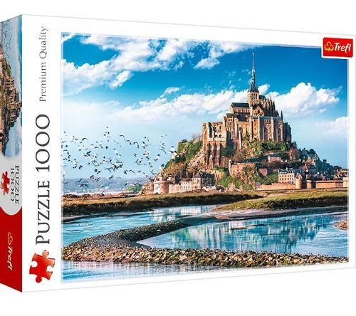 Puzzle 1000 Elementów Mont Saint - Michel Francja na Arena.pl