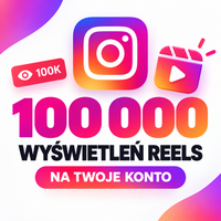Instagram 100 000 WYŚWIETLEŃ Reels 🚀 | Global | Szybka Realizacja