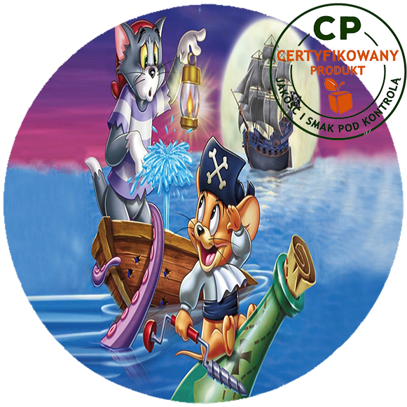 Opłatek na tort Tom i Jerry zdjęcie 1