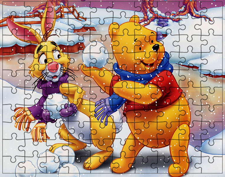 Puzzle Kubuś Puchatek zdjęcie 1