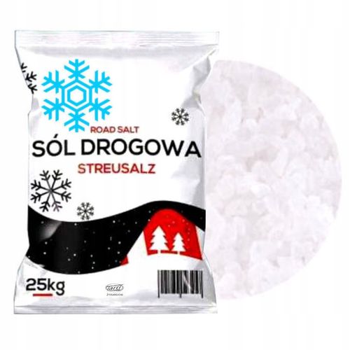 SÓL DROGOWA 25kg Przeciw GOŁOLEDZI na Parkingi Drogi Chodniki Chlorek na Arena.pl