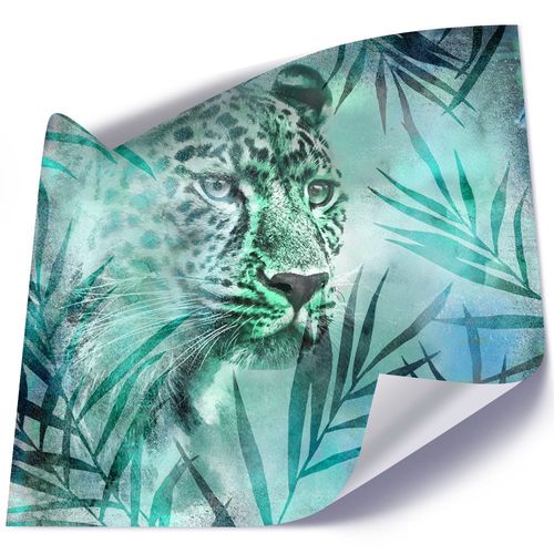Plakat, Leopard w buszu 80x80 na Arena.pl
