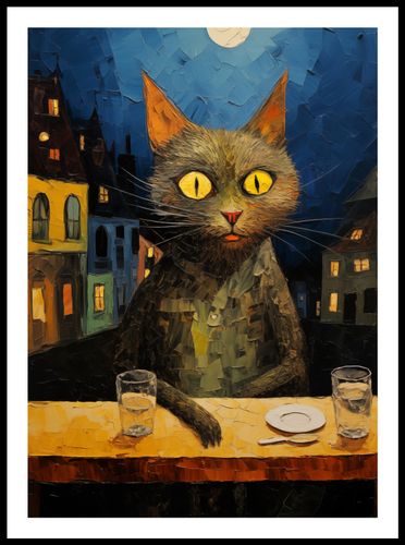 Plakat 50x70cm Nocny Obserwator na Arena.pl