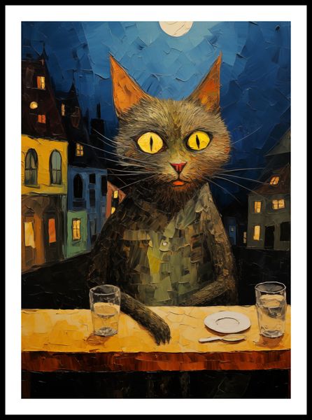 Plakat 50x70cm Nocny Obserwator zdjęcie 3