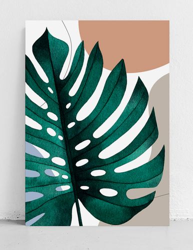 Plakat boho plakaty liść monstery 30x40 cm na Arena.pl
