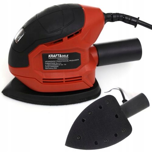 SZLIFIERKA MIMOŚRODOWA WIELOFUNKCYJNA POLERKA DELTA DO GIPSU DREWNA 900W na Arena.pl