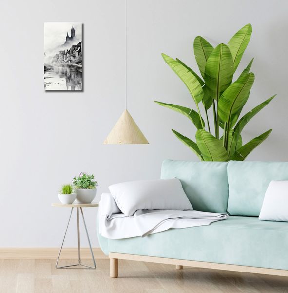 Obraz 20x40cm Mglisty Refleks zdjęcie 2