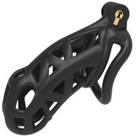 Męski Pas Cnoty z Zapięciem Na Klucz Klatka L