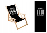 Leżak, prezent personalizowany na urodziny 40, 50, 60, 70, 80, 90... LP126