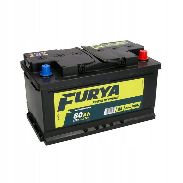 Akumulator FURYA 12V 80Ah 720A P+ EN 720A zdjęcie 7
