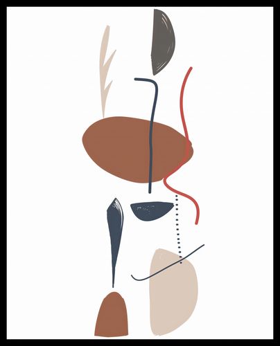 Plakat 40x50cm Równowaga Niuansy na Arena.pl