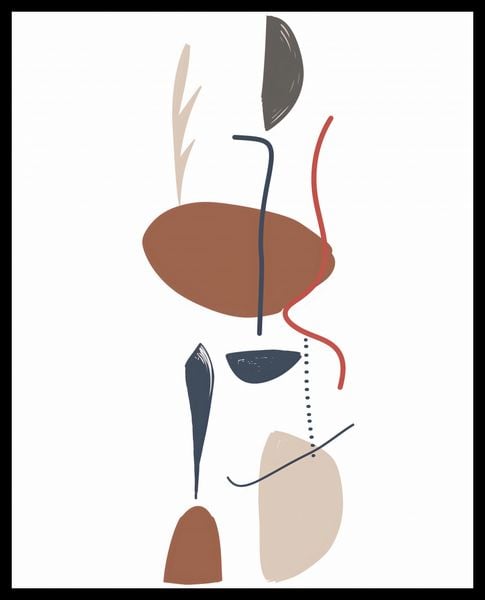 Plakat 40x50cm Równowaga Niuansy zdjęcie 2