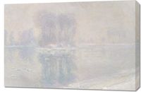 Obraz 90x60cm Ice Floes, Monet Vintage do Salonu