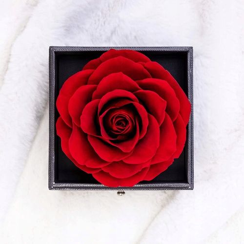 Wieczna Róża w Szkle Naszyjnik z Hologramem dla Kobiety Prezent Walentynki na Arena.pl