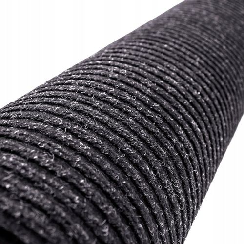 Wycieraczka mata do butów pod drzwi prążkowana szara zewnętrzna 120 x 180cm na Arena.pl