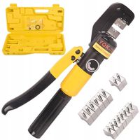 ZACISKARKA PRASKA HYDRAULICZNA KABLI RĘCZNA SZCZYPCE ZACISKANIA 4-70 MM2