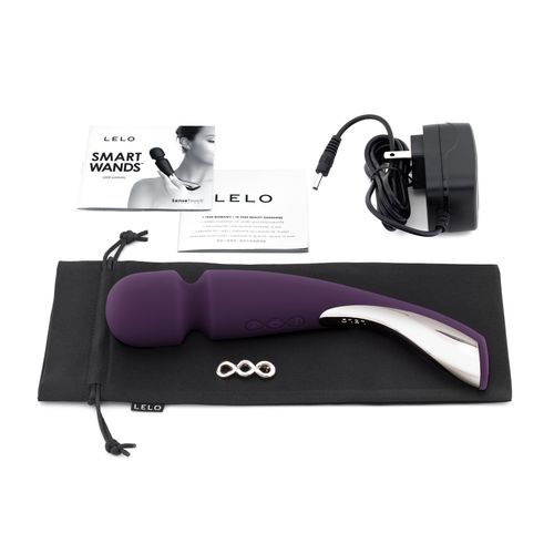 Masażer - Lelo Smart Wand Massager Medium Plum na Arena.pl