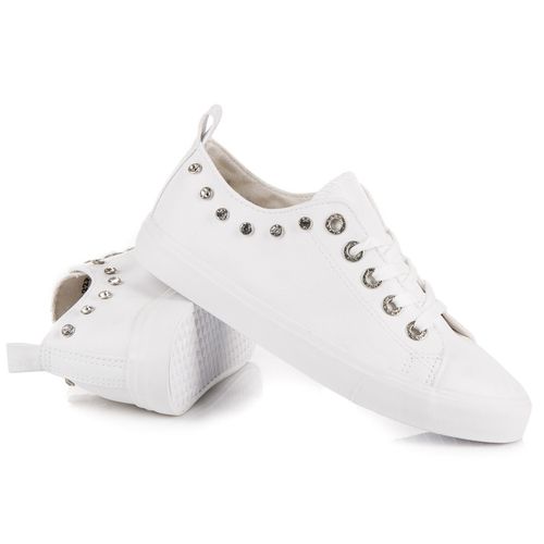 Ozdobne białe trampki r.37 na Arena.pl