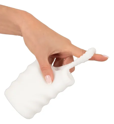 stroker super soft biały - system masażu intymnego z wibracjami na Arena.pl