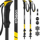 KIJE TREKKINGOWE SKŁADANE KIJKI NORDIC WALKING TELESKOPOWE ALUMINIOWE
