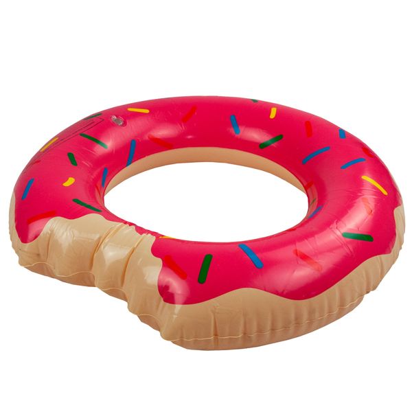 KOŁO DMUCHANE PLAŻOWE PĄCZEK DONUT RÓŻOWE zdjęcie 5