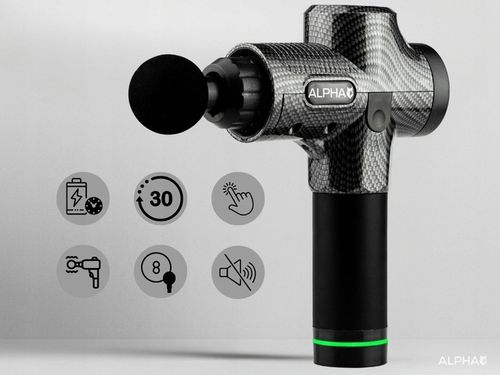 Pistolet do Masażu Alpha Massage Gun Pro - Masażer do Pleców, Stóp i Ciała na Arena.pl
