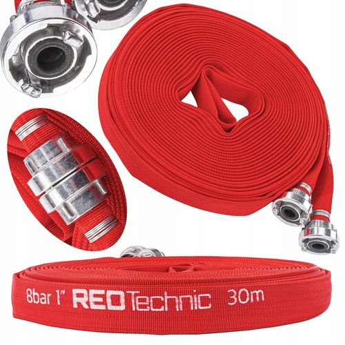 WĄŻ STRAŻACKI PARCIANY DO WODY SZAMBA SZYBKOZŁĄCZKA 1" 30 M 8 BAR na Arena.pl