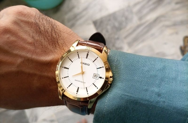 ZEGAREK MĘSKI CASIO MTP-V004GL 7A (zd046b) + BOX zdjęcie 8