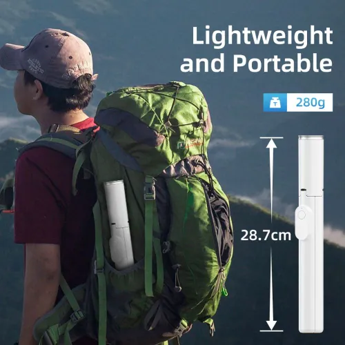 selfie stick tech-protect l09s z tripodem - biały na Arena.pl