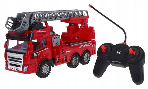 STRAŻ POŻARNA DUŻE AUTO ZDALNIE STEROWANE PILOTEM R/C WÓZ STRAŻACKI PREZENT na Arena.pl