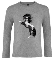 Bluzka t-shirt z długim rękawem Konie