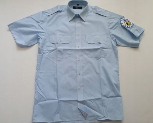 Koszula męska Niebieska Krótki rękaw 176 / 182 37 na Arena.pl