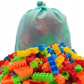 KLOCKI Plastikowe Konstrukcyjne ZESTAW 500el. DUŻE
