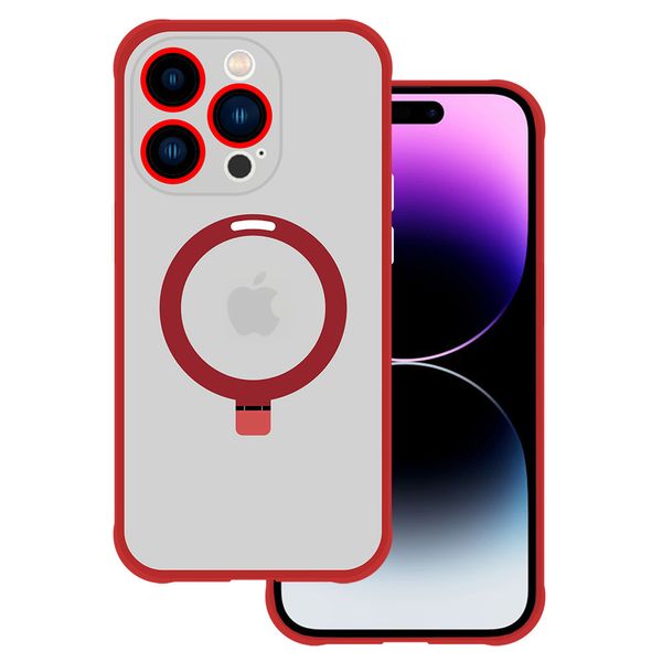 Tel Protect Magical Magsafe Stand Case do Iphone 15 Pro czerwony zdjęcie 1