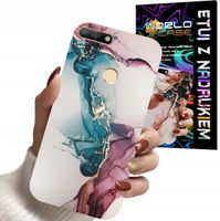 ETUI CASE DO HUAWEI Y6 2018 - MARMUR WZORY DLA KOBIET PLECKI OBUDOWA