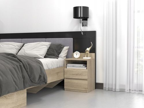 SZAFKA NOCNA STOLIK KOMODA SYPIALNIA M1 SONOMA na Arena.pl