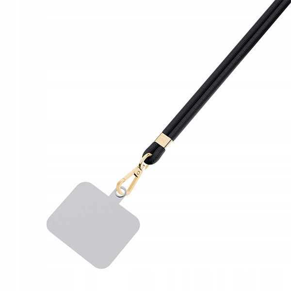 3MK EasyClip Black (gold) Smycz do telefonu zdjęcie 2