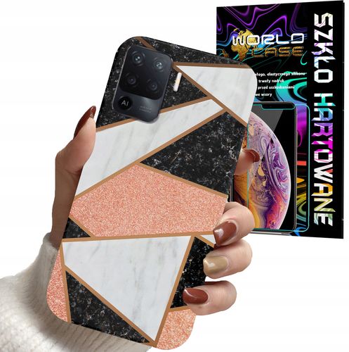ETUI DO OPPO A94 4G RENO 5 LITE - GEOMETRYCZNE DLA KOBIET PLECKI + SZKŁO na Arena.pl