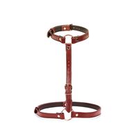 uprząż wine red waist harness liebe seele