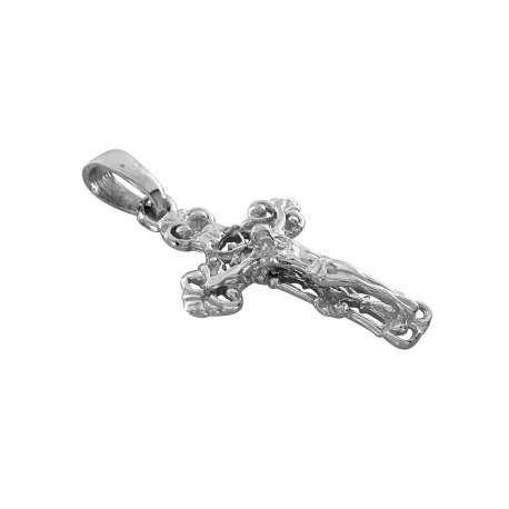 SREBRNY KRZYŻYK Z UKRZYŻOWANYM JEZUSEM PRÓBA SREBRA 925 na Arena.pl