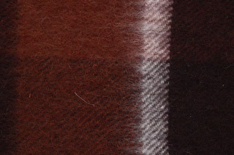 Koc Wełniany 150X200 Krata 18748 zdjęcie 3
