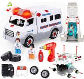 Samochód do rozkręcania skręcania karetka ambulans