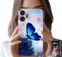ETUI DO SAMSUNG XCOVER 7 PRO - NIEBIESKI MOTYLEK, MOTYL, DAMSKIE WZORY